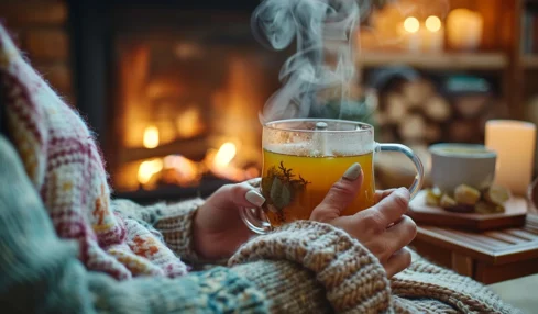 Astuces naturelles pour soulager un nez bouché en automne et en hiver : infusions, inhalations et cataplasmes