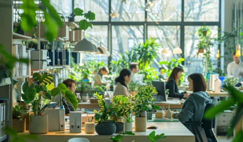 Les bienfaits des plantes au bureau : réduire le stress et améliorer le bien-être au travail
